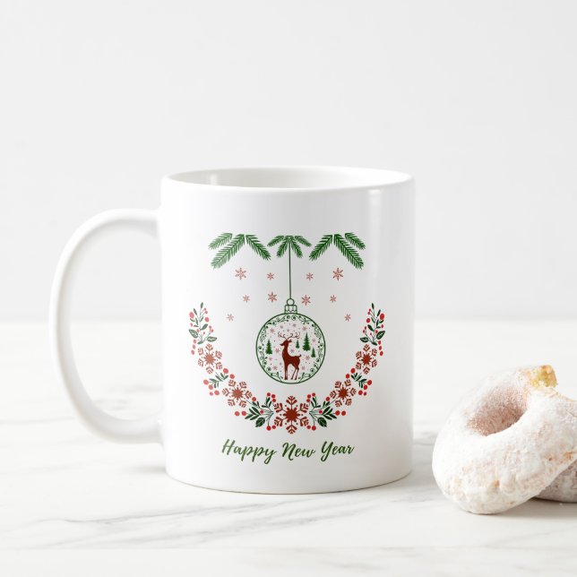 Taza De Café Navidad  (Con donut)