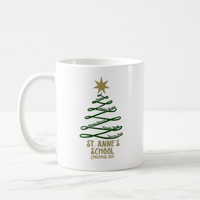 Taza De Café Navidad 2025 (Izquierda)