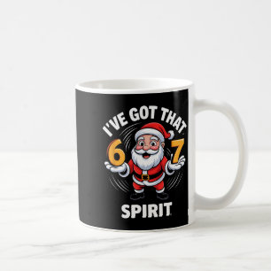 Taza De Café Navidad 67 Funny Xmas Seis Siete Suéter Feo 6-7
