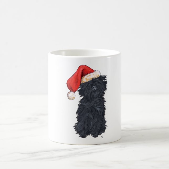 Taza De Café Navidad Affenpinscher (Centro)
