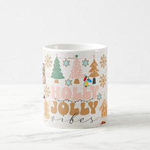 Taza De Café Navidad alegre con regalos de bastones de caramelo