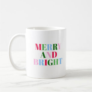 Taza De Café Navidad Alegre y Brillante