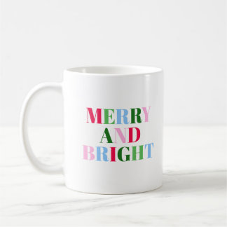 Taza De Café Navidad Alegre y Brillante