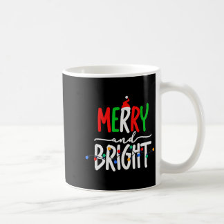 Taza De Café Navidad Alegre Y Brillante Luces Familia Pijama Xm