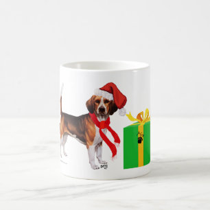 Taza De Café Navidad Beagle