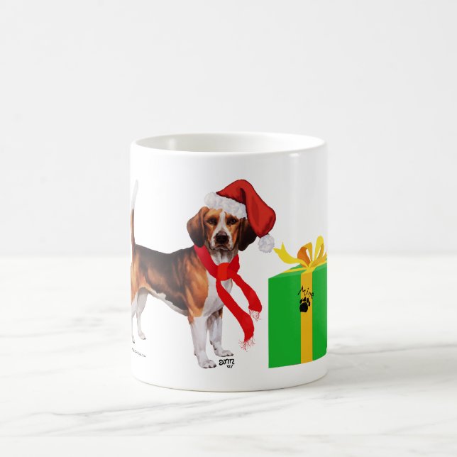 Taza De Café Navidad Beagle (Centro)