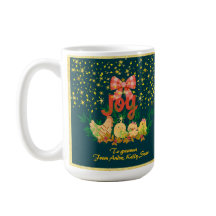 Navidad campestre con pollos 