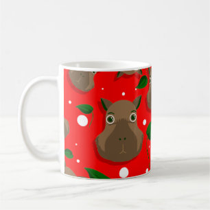 Taza De Café navidad capybara