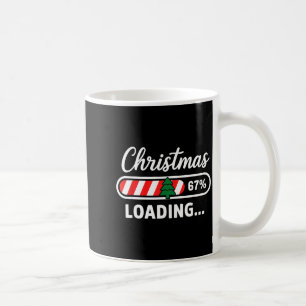 Taza De Café Navidad Cargando 67% Divertido 6 7 Meme Navidad Ge