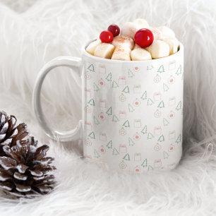 Taza De Café Navidad Chic