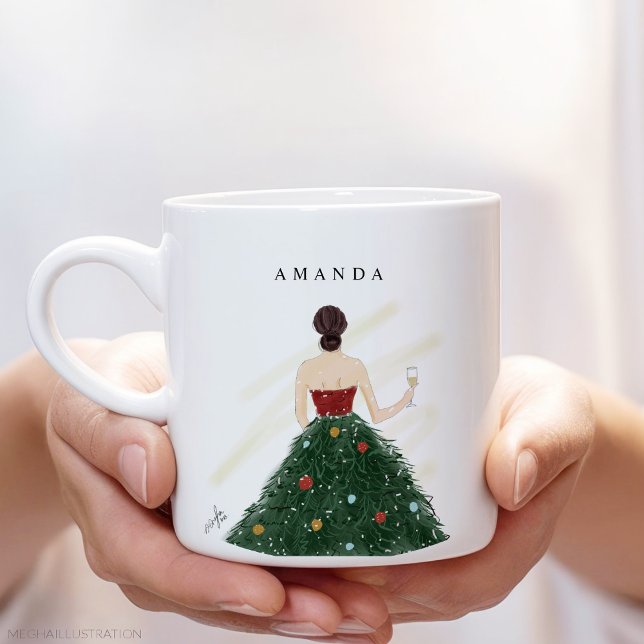 Taza De Café navidad, chica de navidades, regalo de navidades,  (Subido por el creador)