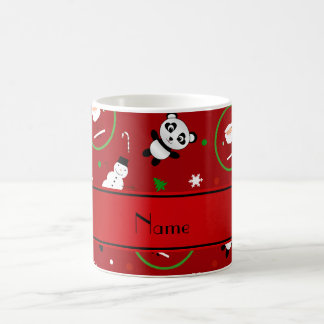 Taza De Café Navidad conocido personalizado de santas de la