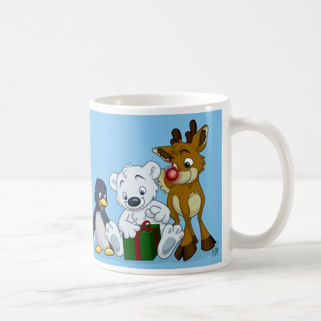 Taza De Café Navidad Cubs (Derecha)