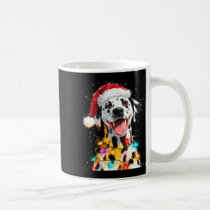 Taza De Café Navidad dálmata Mujer Manga Larga