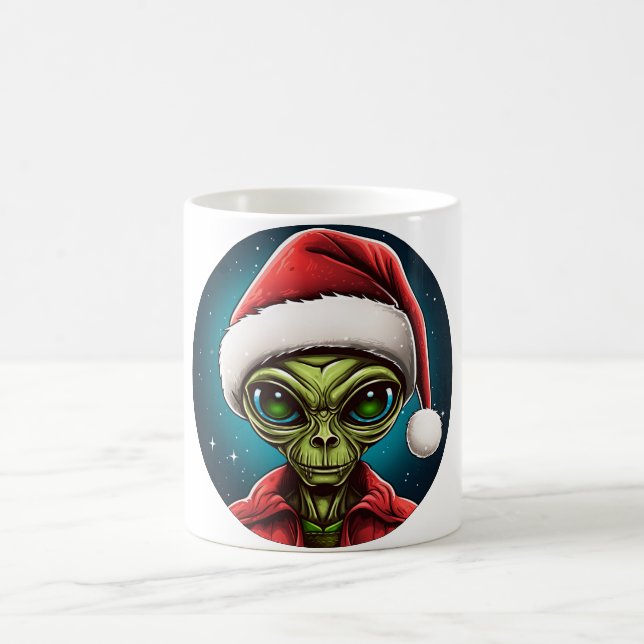 Taza De Café Navidad de alienígenas (Centro)