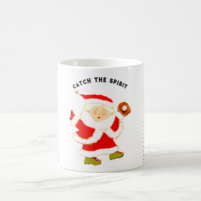 Taza De Café Navidad de béisbol (Centro)
