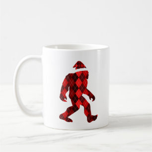 Taza De Café Navidad de Bigfoot - Navidad divertida  