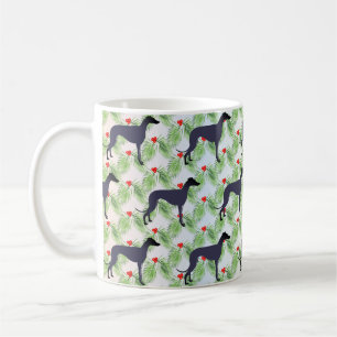 Taza De Café Navidad de galgo