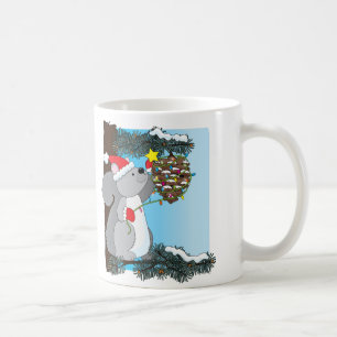 Taza De Café navidad de la ardilla
