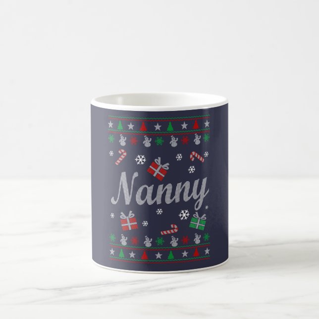 Taza De Café Navidad de la niñera (Centro)