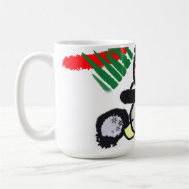 Taza De Café Navidad de roca de pingüino 