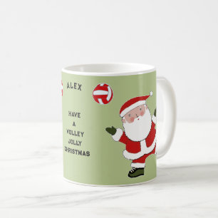 Taza De Café Navidad de voleibol