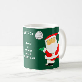 Taza De Café Navidad de voleibol