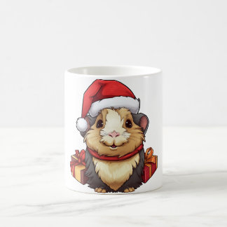 Taza De Café Navidad del conejillo de indias