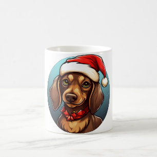 Taza De Café Navidad del dachshund