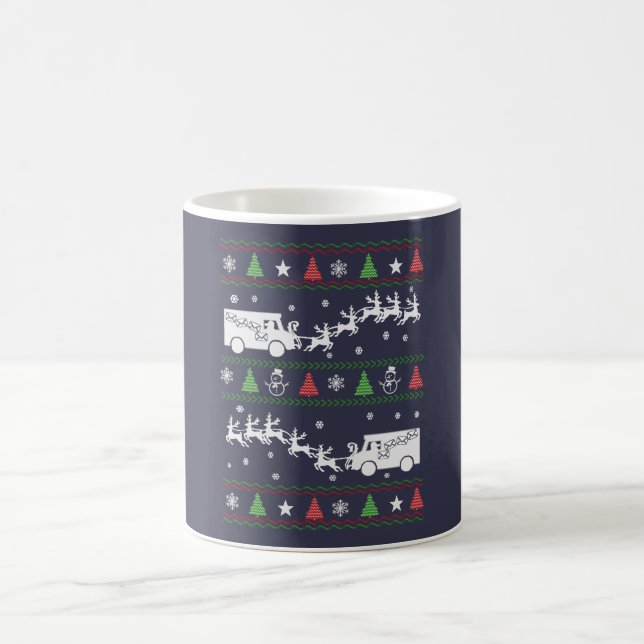 Taza De Café Navidad del empleado de correos (Centro)