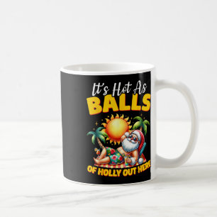 Taza De Café Navidad Divertida En Julio Hawaii Santa Playa Vera
