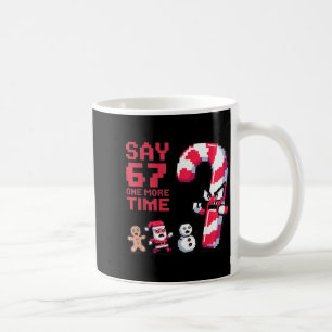 Taza De Café Navidad Divertida Seis Siete Meme Decir 67 Un Humo