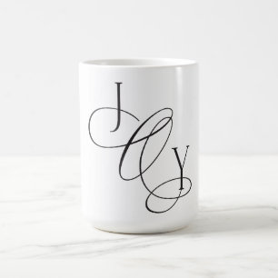 Taza De Café Navidad Elegancia Perenne Encantada