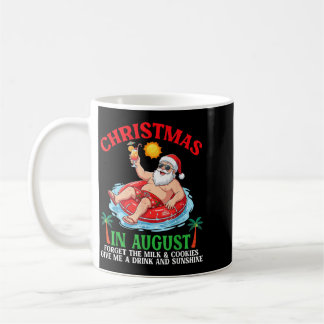 Taza De Café Navidad En Agosto Olvida Galletas De Leche Bebe