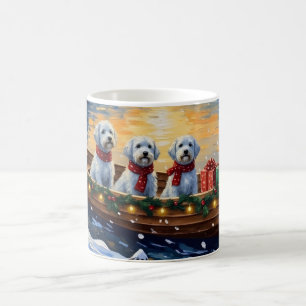 Taza De Café Navidad en Barco de Malta
