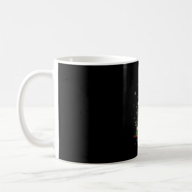 Taza De Café Navidad en el árbol de la cabra Nochebuena (Izquierda)