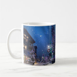 Taza De Café Navidad en el pueblo de Whistler, Canadá