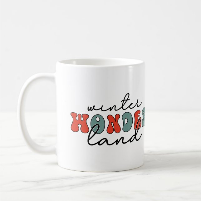 Taza De Café Navidad en invierno (Izquierda)