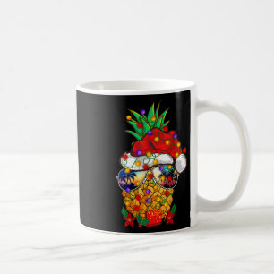 Taza De Café Navidad En Julio Piña Divertida Feliz Navidad