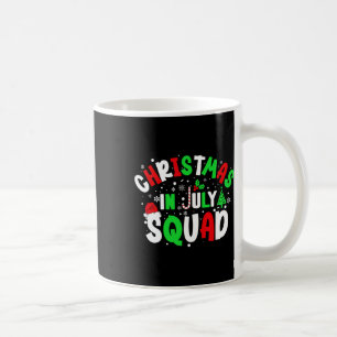 Taza De Café Navidad En Julio Squad Funny Christma Summer Hombr