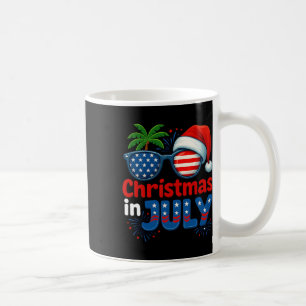 Taza De Café Navidad En Julio Verano Playa Hawaii Santa Usa Fl
