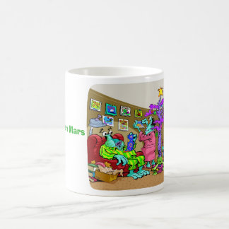 Taza De Café Navidad en Marte