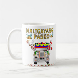 Taza De Café Navidad Feliz para los filipinos - Maligayang Pask