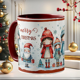 Taza De Café Navidad femenina y caprichosa