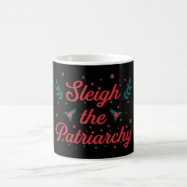 Taza De Café Navidad Feminista Derriba La Patriarcado