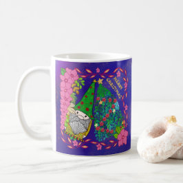 TAZA DE CAFÉ NAVIDAD FEROSA PERSONALIZADA CON ÁRBOL DE GNOME XM