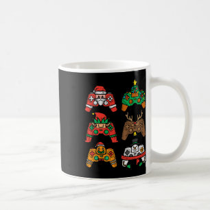 Taza De Café Navidad Gamer Controller Xmas Gaming Men Boys Ki