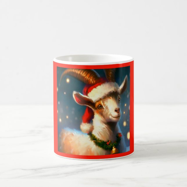 Taza De Café Navidad Goat 2 (Centro)