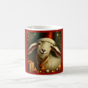 Taza De Café Navidad Goat 3