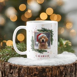 Taza De Café Navidad Moderna para Mascotas – Regalo Personaliza
